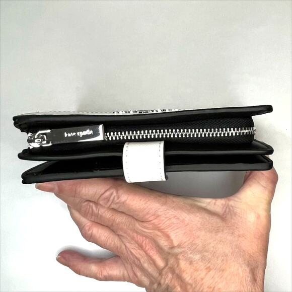 Kate Spade New York Staci Medium Compact Bi-Fold Wallet in Nimbus Grey - Picture 5 of 14